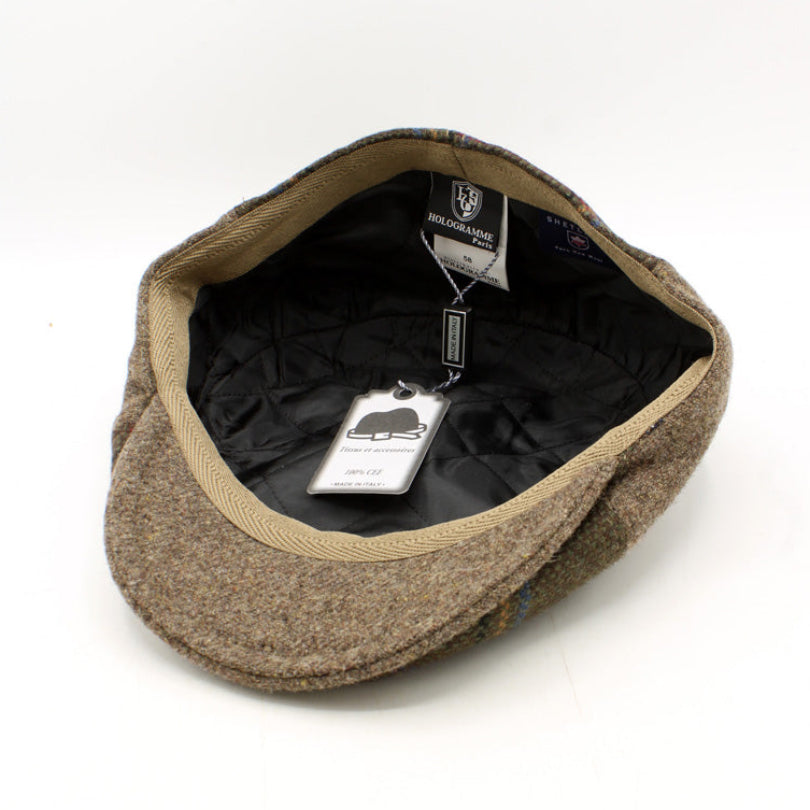 The "Tartan Patch: Summit" Newsboy Cap by Hologramme Paris