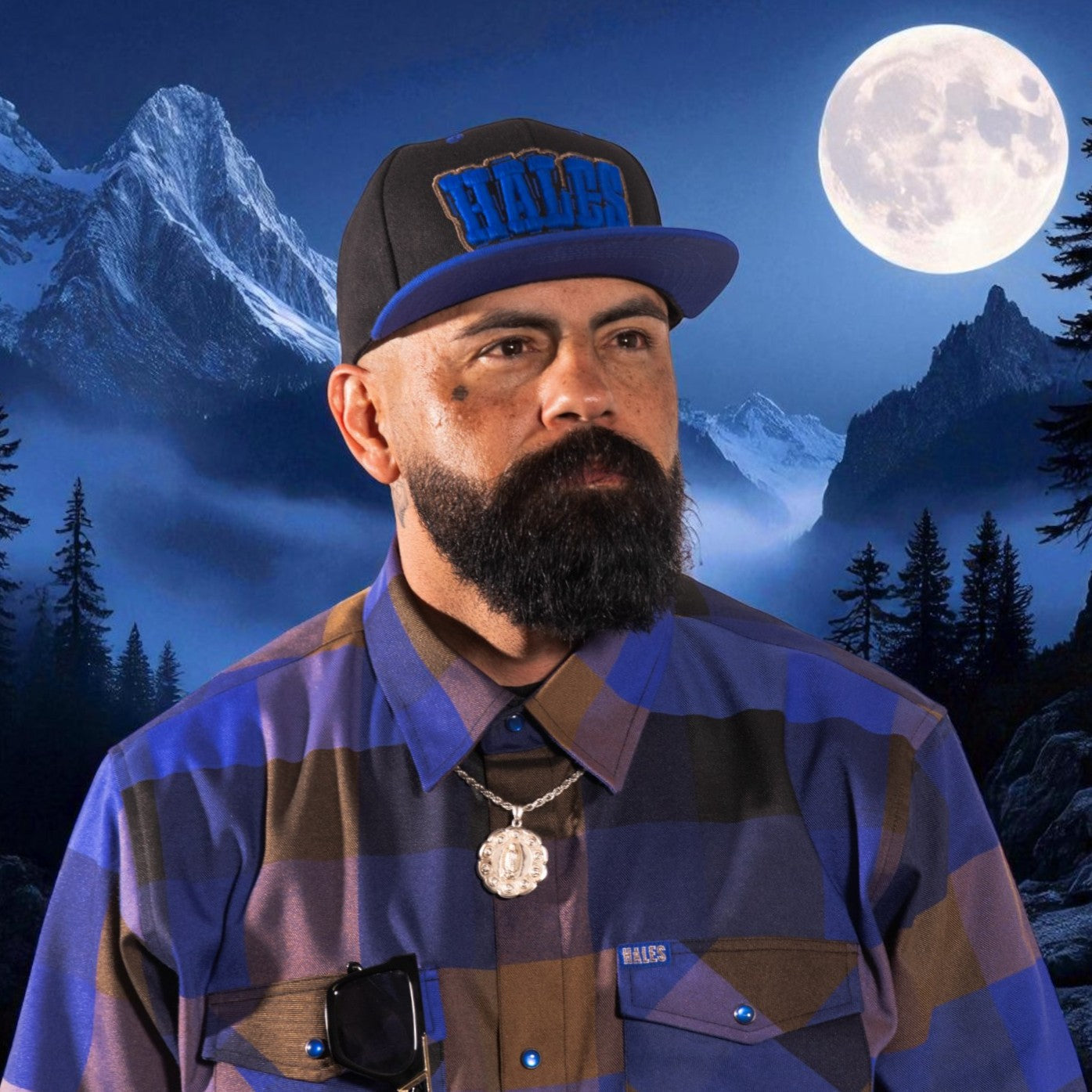 The Bad Moon 6-Panel Snapback by Hales Speed Shop