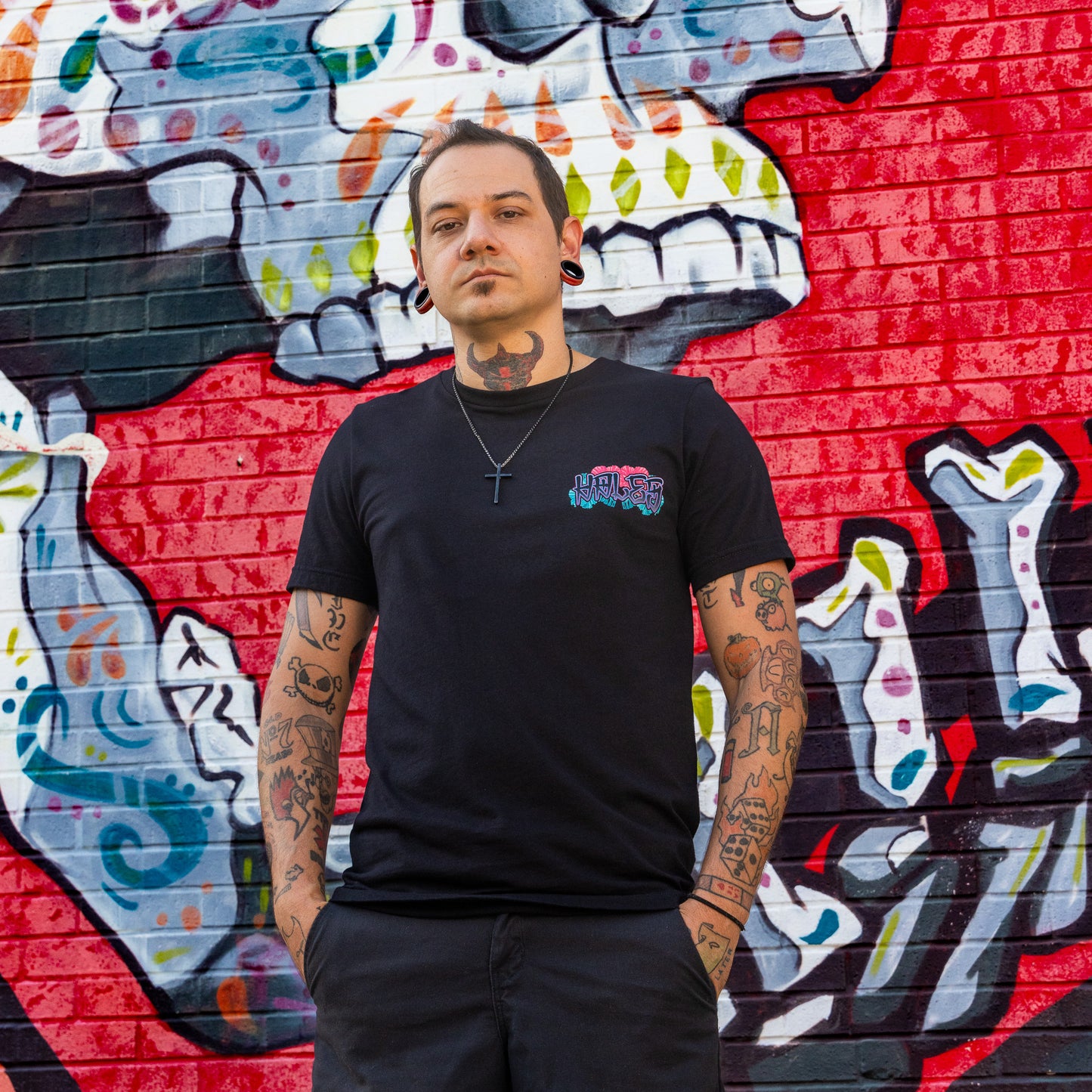 Aloha Meurtos Tee Shirt by Hales Speed Shop - Black