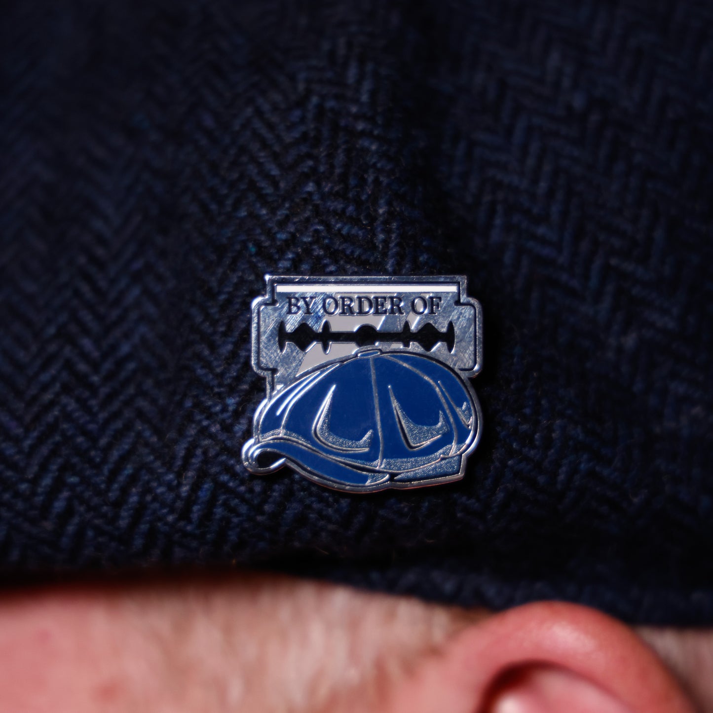 The Shelby Co Enamel Cap Pin by Hales Speed Shop x FunkyBrims