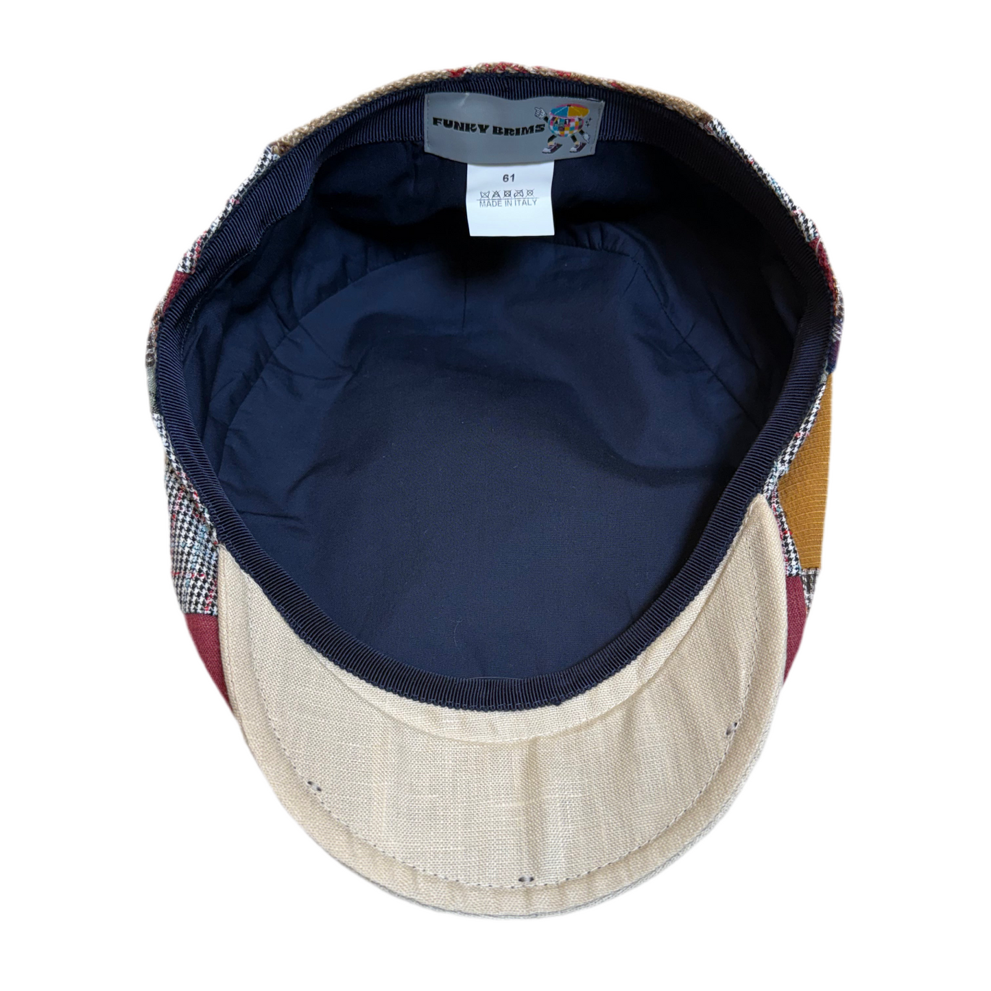 The "FunkyPatch" Summer Patchwork Flat Cap by FunkyBrims