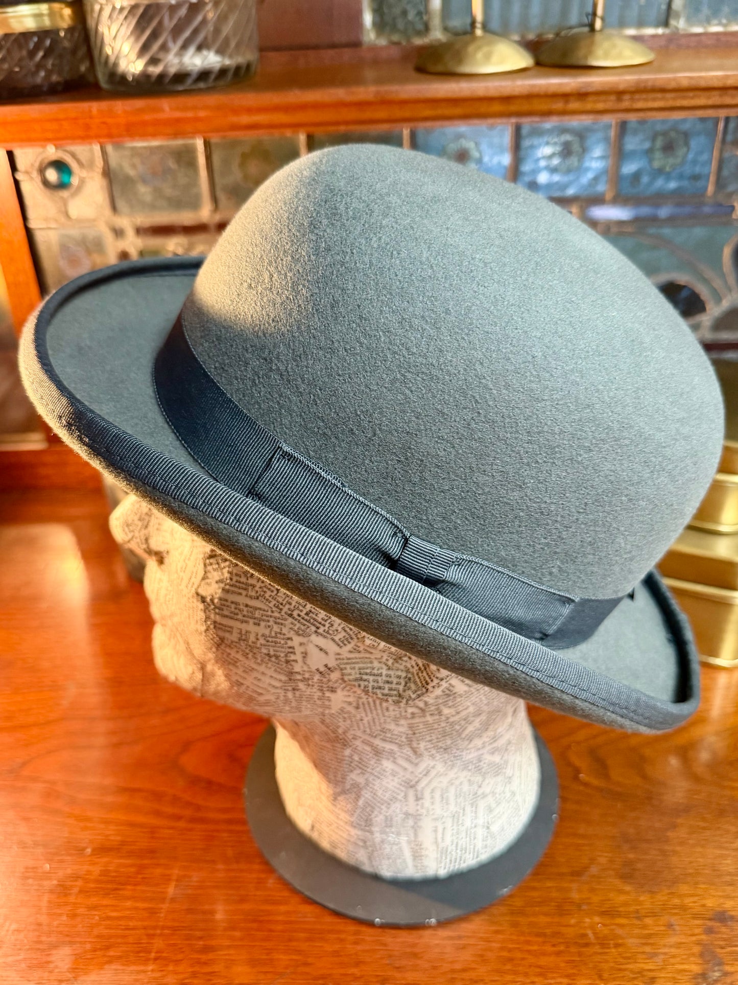 Hardy Gray Bowler Hat