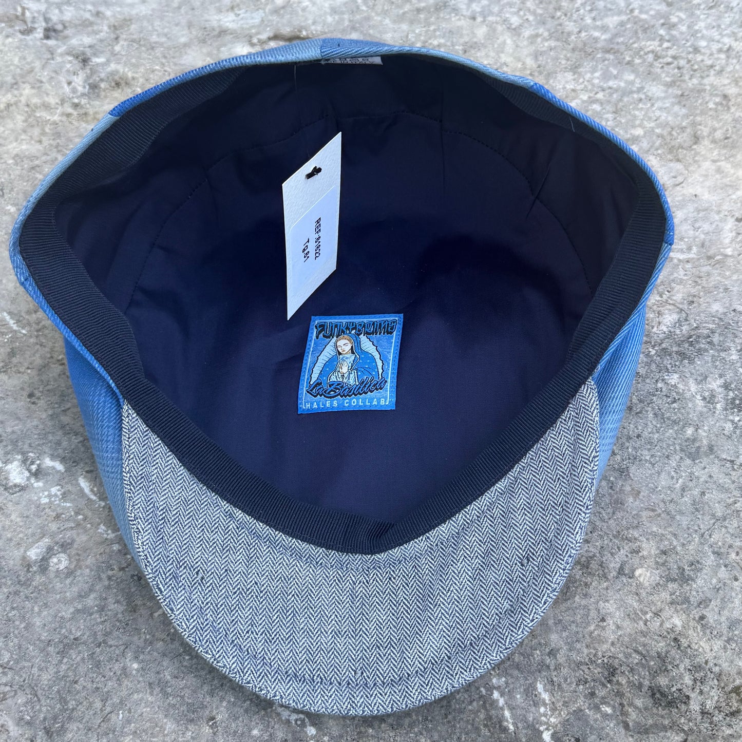 La Basilica Flannel Flat Cap - Hales Speed Shop X FunkyBrims Collab (with Disco Shelby Pin)