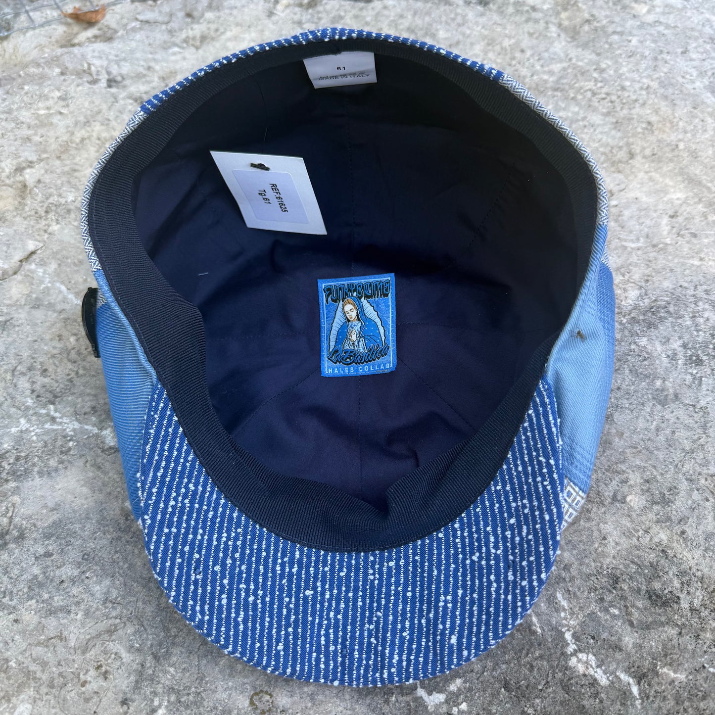 La Basilica Patchwork Newsboy Hales Speed Shop X FunkyBrims Collab (with Disco Shelby Pin)