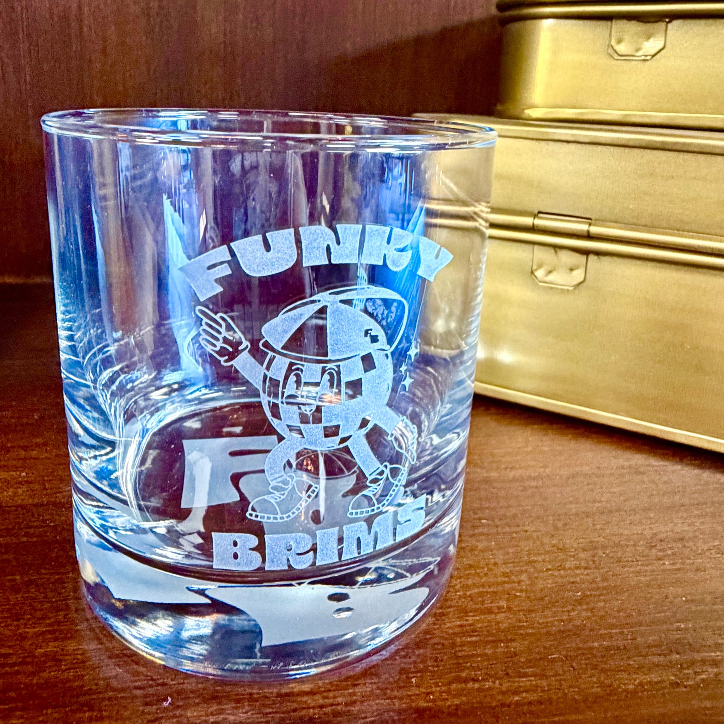 FunkyBrims Whiskey Glasses