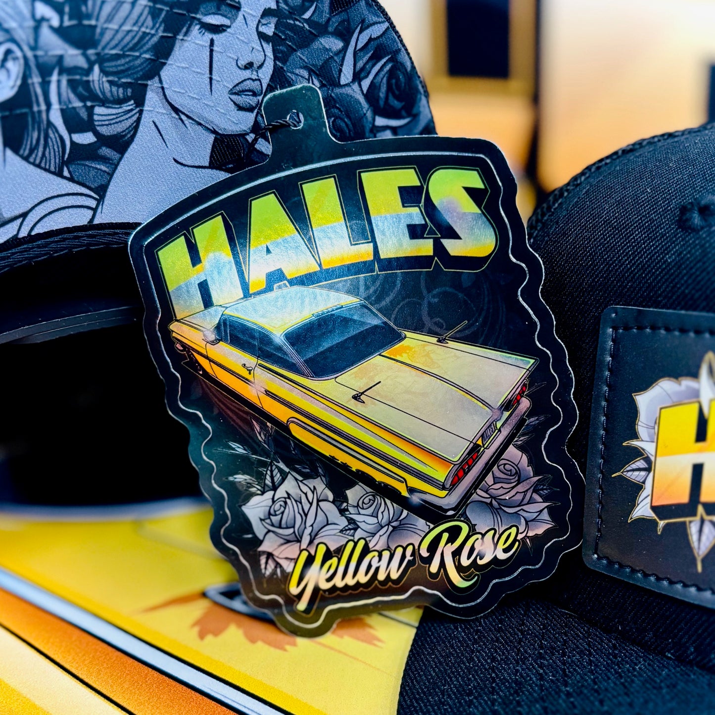 Yellow Rose Shaka Men's Shaka by Hales Speed Shop x FunkyBrims