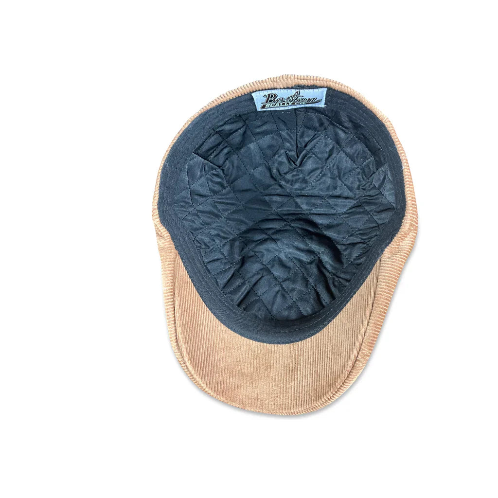 The Roy - Craft Tan Corduroy Cap by Boston Scally Co.