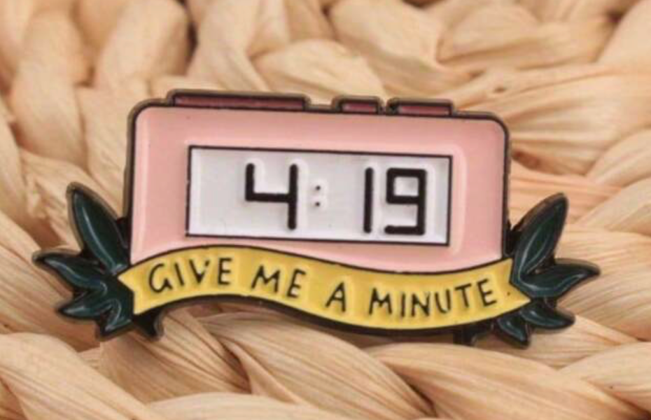 4:19 Enamel Pin