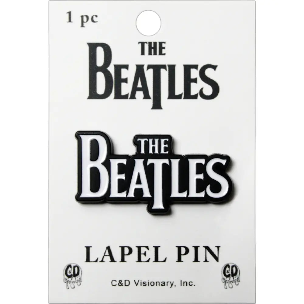 The Beatles Name Enamel Pin