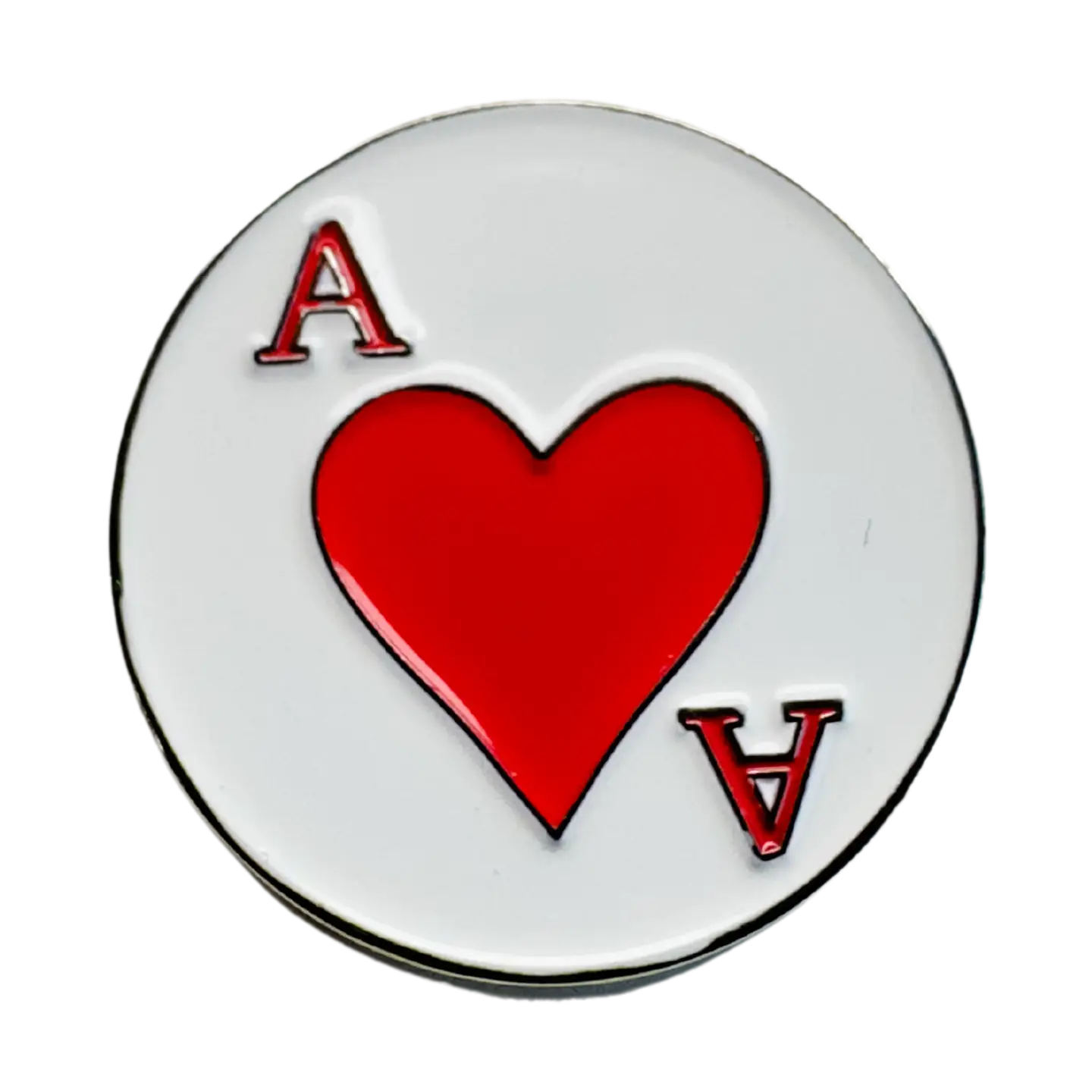 Ace of Hearts Magnetic Pin by American Hatmakers