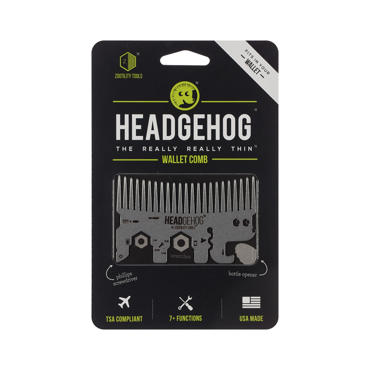 Headgehog Multi-Tool Handy Comb