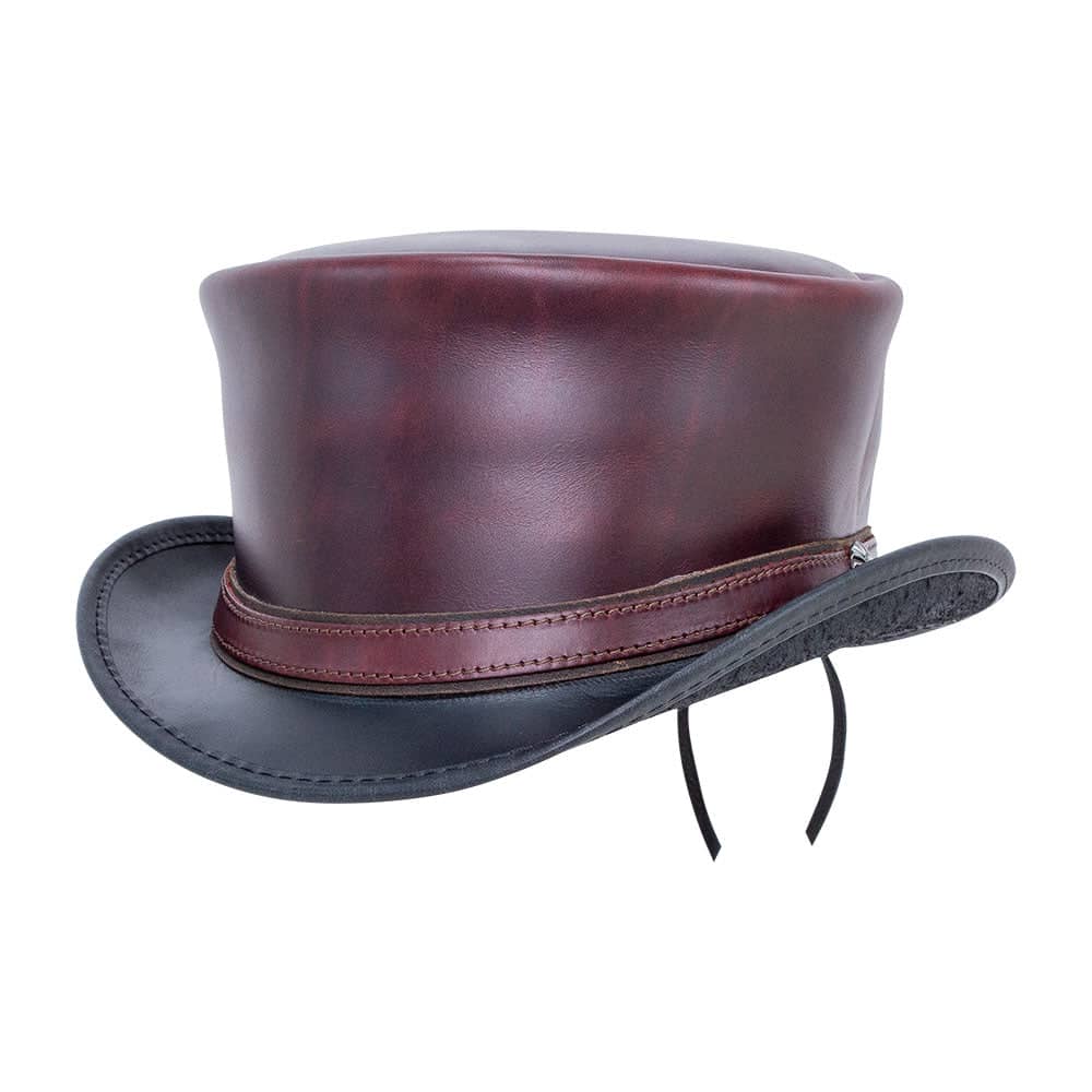 Hampton Napa Vino Leather Top Hat