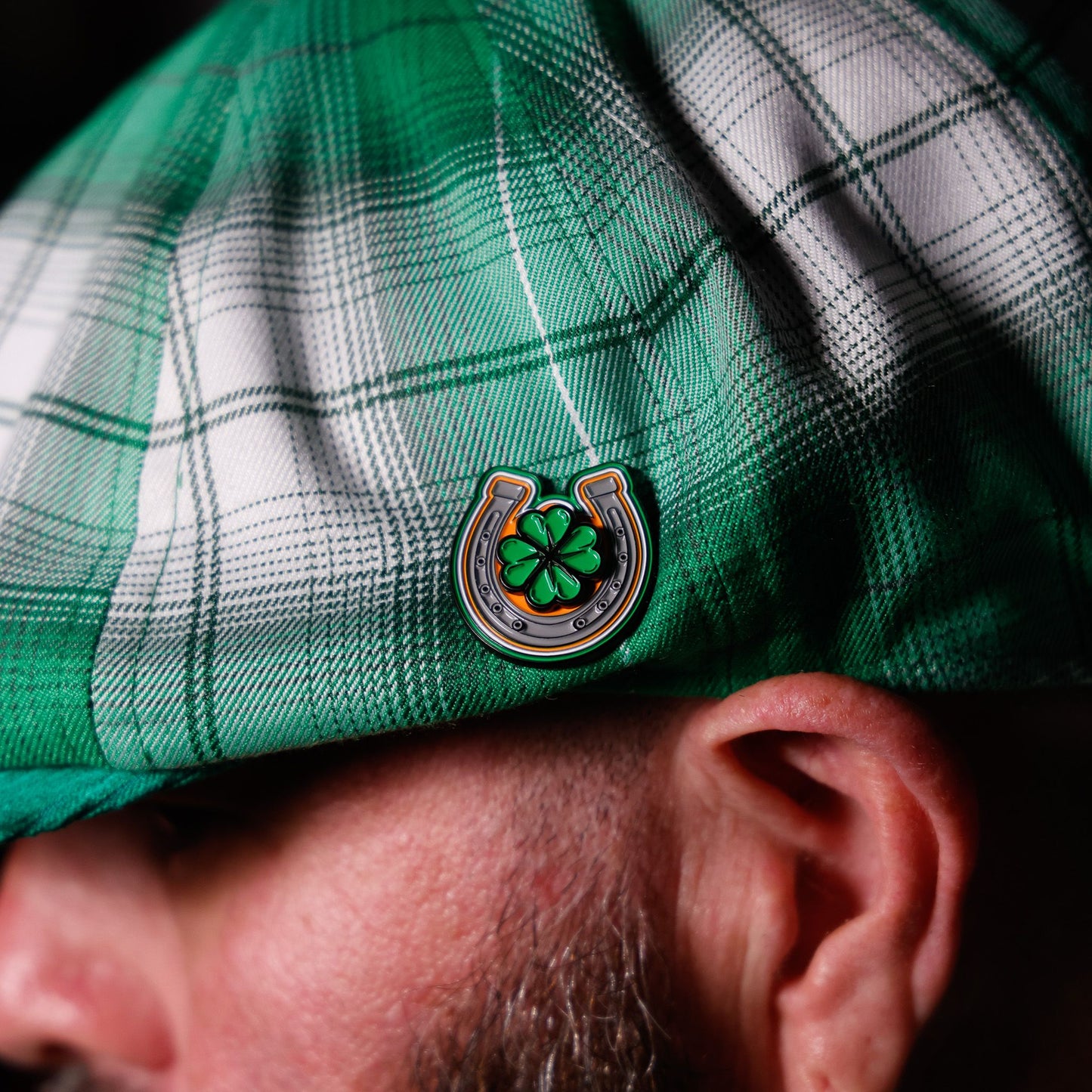 Feelin’ Lucky Spinner Enamel Cap Pin by Hales Speed Shop x FunkyBrims