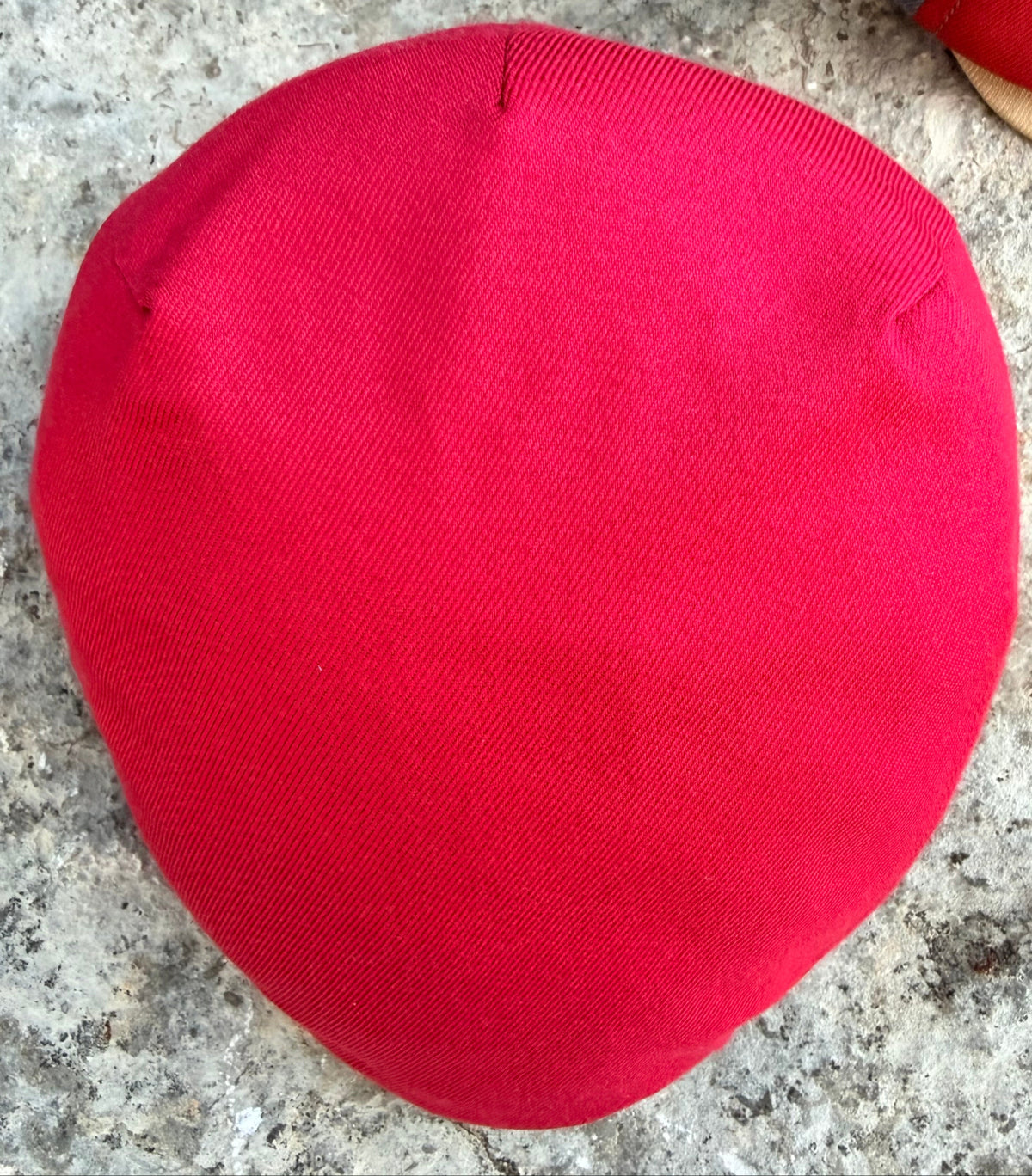 Blue Collar Series Cardinal Red Flat Cap -  Hales Speed Shop X FunkyBrims Collab (with pin)