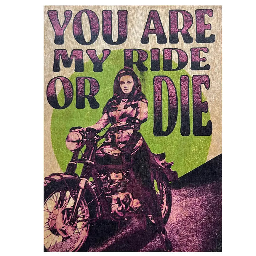 Spitfire Girl Wood Greeting Cards