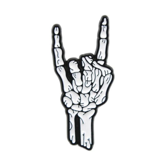 Rock On Dead Metal Hand Enamel Pin