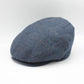 The "Blue Check Bone"  Pub Cap by Hologramme Paris