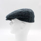 The "Blue Fleck Herringbone" Flat Cap by Hologramme Paris