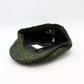 The Irish Green Herringbone Fleck Wool Flat Cap by Hologramme Paris