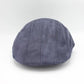 Blue Leather Pub Cap made in Italy at FunkyBrims.