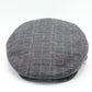 The "Matrix" - Gray with Purple Flat Cap by Hologramme Paris