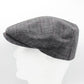 The "Matrix" - Gray with Purple Flat Cap by Hologramme Paris