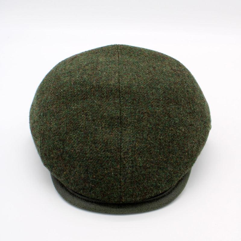 The "First Class Green" Flat Cap by Hologramme Paris