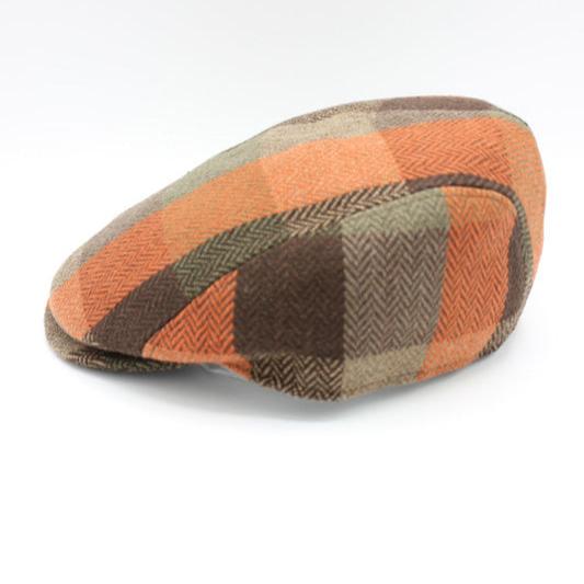 The "FunkyBrims Fall Tweed" Flat Cap by Hologramme Paris