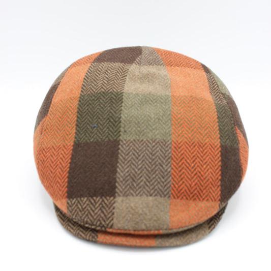 The "FunkyBrims Fall Tweed" Flat Cap by Hologramme Paris