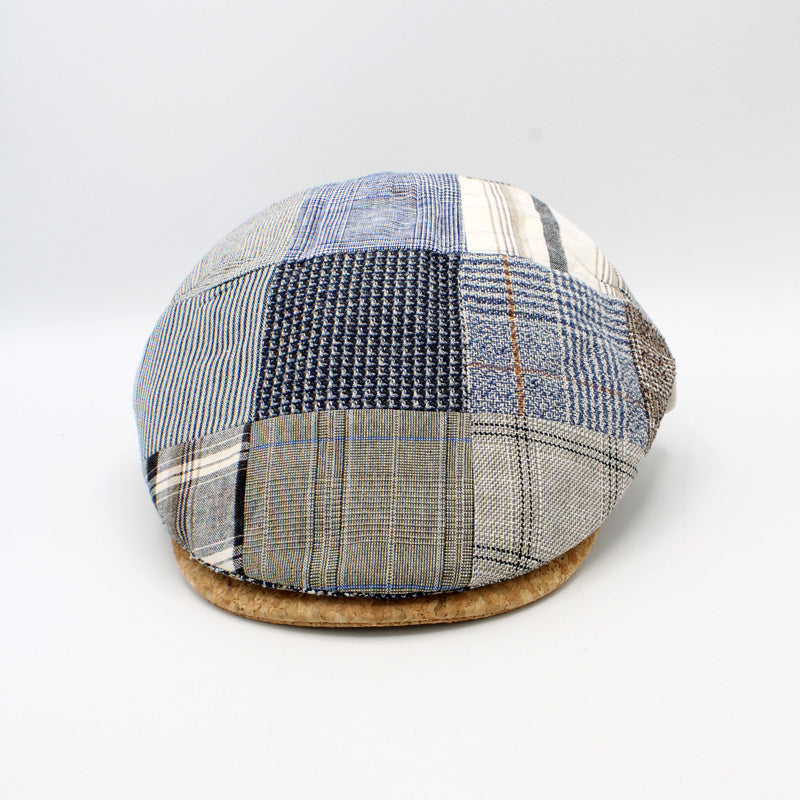The Summer Cork Patchwork Cap by Hologramme Paris
