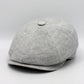 The Italian Linen Summer Newsboy Cap by Hologramme Paris (Blue, Gray, Beige)