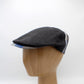 The "RainRunner" - Black Water Repellent Flat Cap by Hologramme Paris