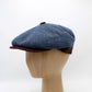 The "First Class Indigo" Newsboy Cap by Hologramme Paris