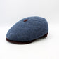 The "First Class Indigo" Newsboy Cap by Hologramme Paris