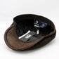 The "First Class Deep Brown" Newsboy Cap by Hologramme Paris