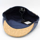 The Blue Denim Cork Patchwork Cap by Hologramme Paris