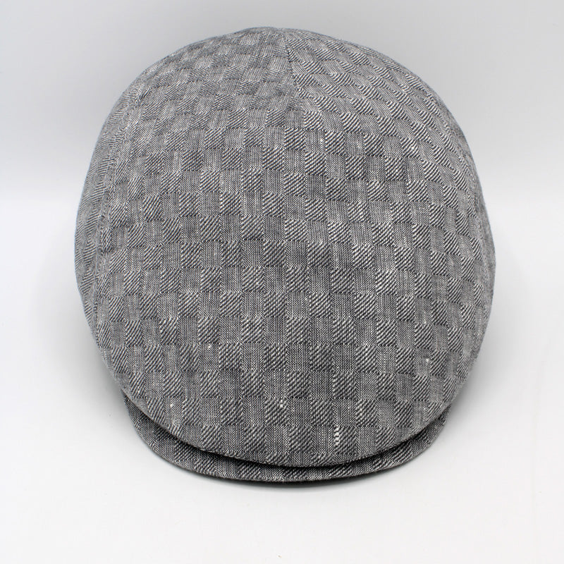 The Freshly Textured Gray Flat Cap by Hologramme Paris