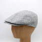 The Freshly Textured Gray Flat Cap by Hologramme Paris