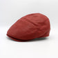 The Real Leather Full Grain Flat Cap (6 Colors) by Hologramme Paris