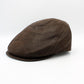 The Real Leather Full Grain Flat Cap (6 Colors) by Hologramme Paris