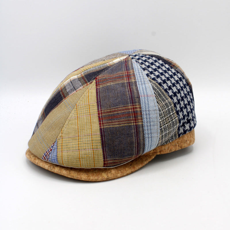 The Cork All Around Patchwork Cap by Hologramme Paris