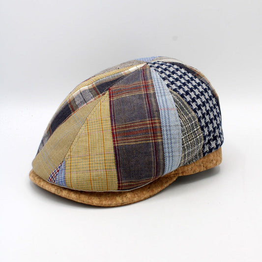 The Cork All Around Patchwork Cap by Hologramme Paris