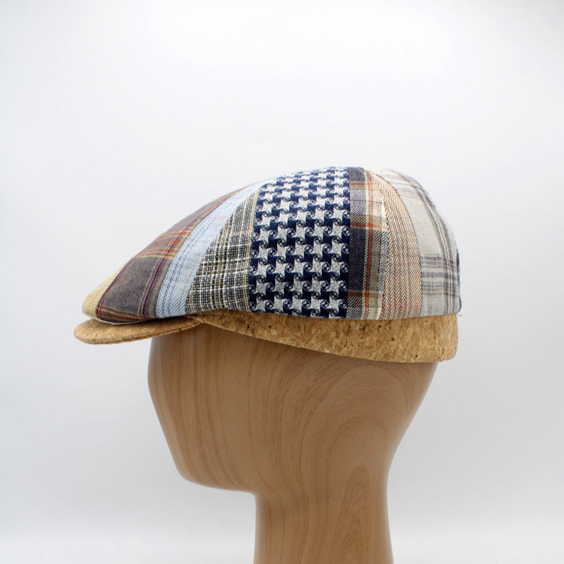 The Cork All Around Patchwork Cap by Hologramme Paris