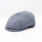The "Blue Clouds Shelby" Italian Newsboy Cap by Hologramme Paris