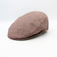 The "Colors" - Burgundy Italian Flat Cap by Hologramme Paris