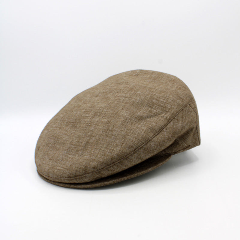 CAP OF THE WEEK: The "Colors" - Taupe Brown Italian Flat Cap by Hologramme Paris