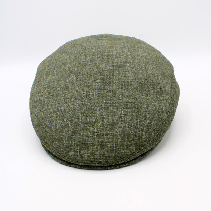The "Colors" - Green Italian Flat Cap by Hologramme Paris