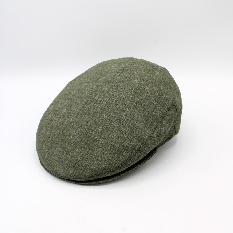 The "Colors" - Green Italian Flat Cap by Hologramme Paris