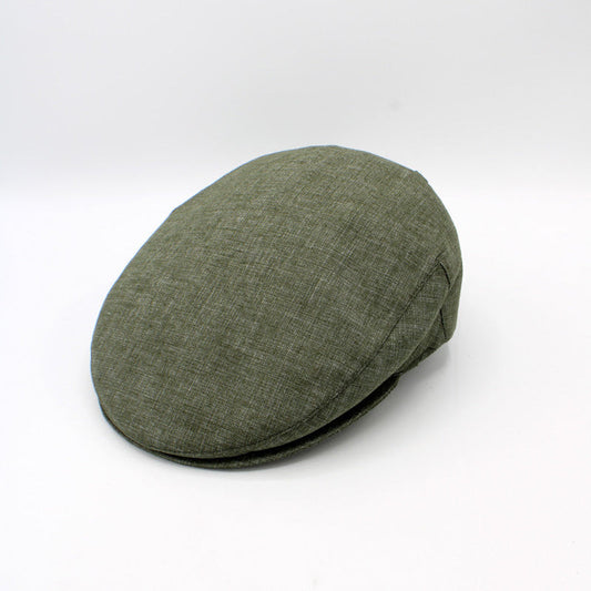 The "Colors" - Green Italian Flat Cap by Hologramme Paris