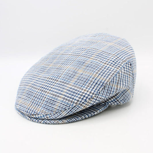 The "Hudson Hound" Italian Flat Cap by Hologramme Paris